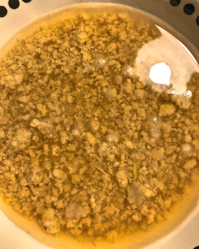 stracciatella au bouillon de boeuf
