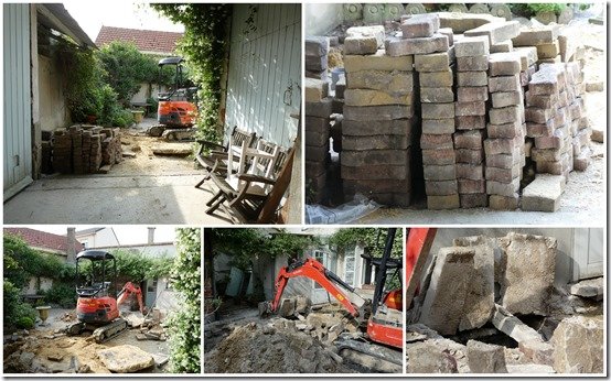 travaux courette juin 20233
