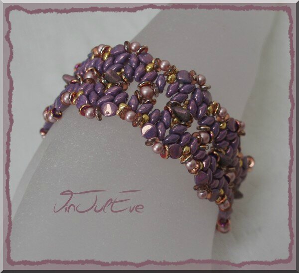 bracelet Oka canada violet or1