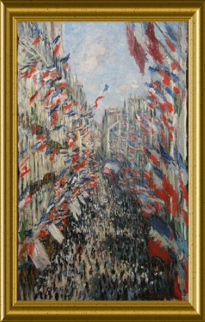 11-La rue Montorgueil, fête du 30 juin 1878