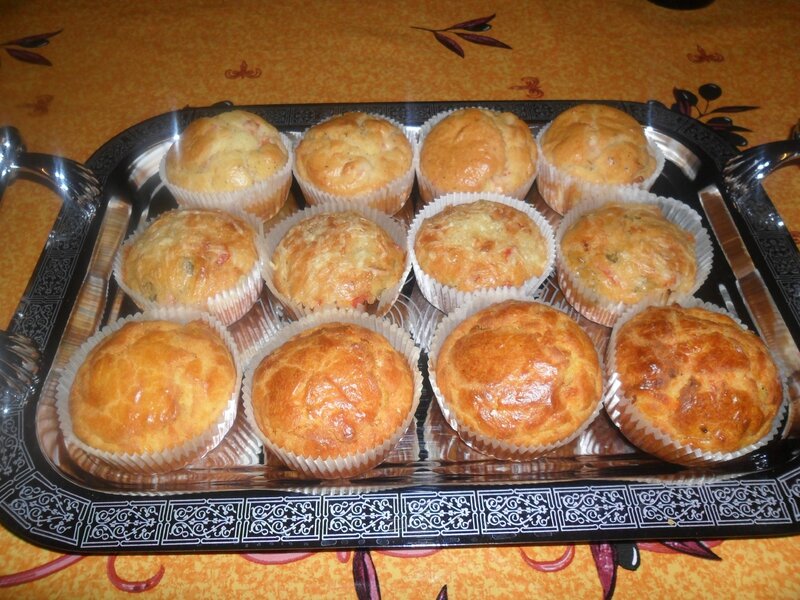 Muffins salés plateau