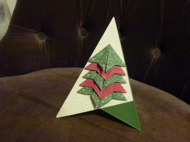 13a Carte Sapin Origami