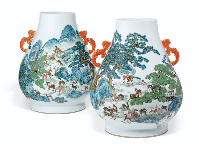2019_NYR_16950_1104_000(a_pair_of_famille_rose_hundred_deer_hu-form_vases_19th_century)