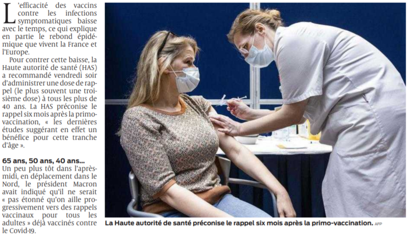 2021 11 20 SO Vers une troisième dose de vaccin dès 40 ans2