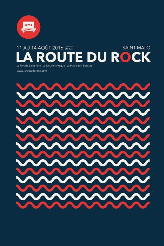 la Route du Rock festival 2016 Saint-Malo visuel logo affiche