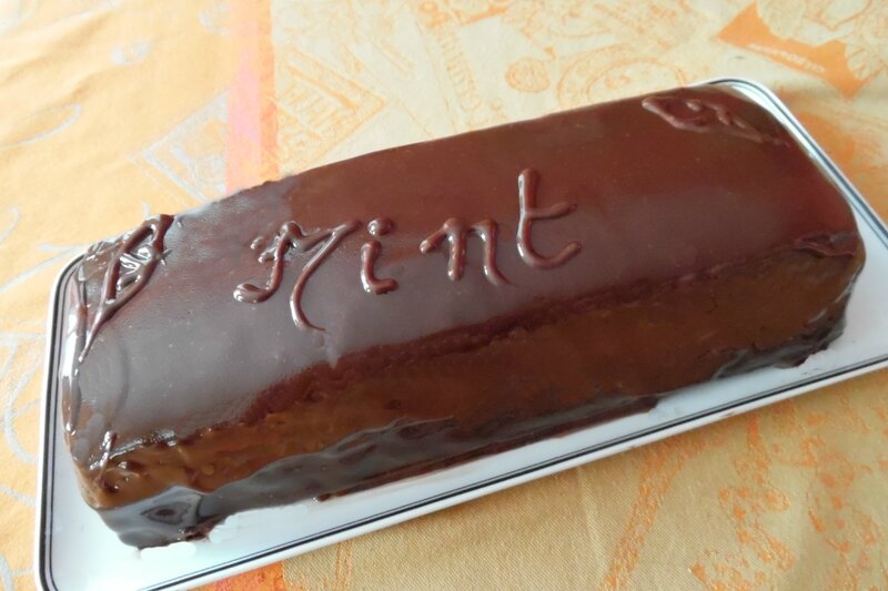 gateau choco mint
