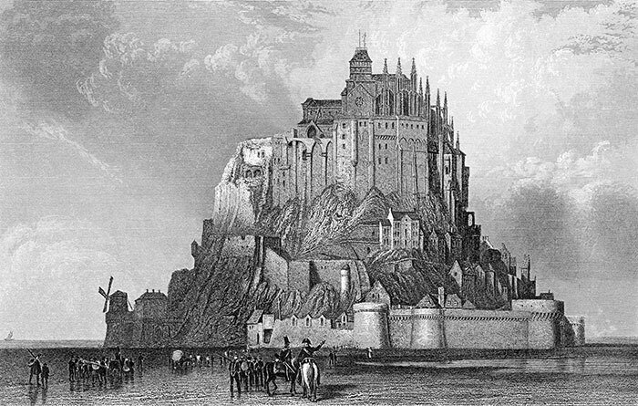 MONT ST MICHEL: DEGAGER LE CRAPAUD DU RELIQUAIRE… VITE!
