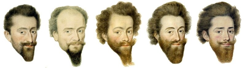 années 1590 : le grand bouc pendant à la grosse et longue barbe