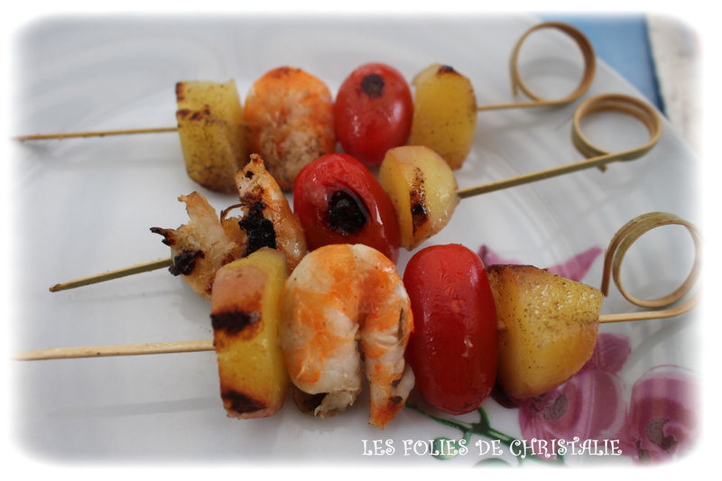 Brochettes crevettes pdt 4