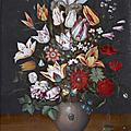Attribué à <b>Andries</b> <b>Daniels</b> (Vers 1580-1640), Bouquet de fleurs dans un vase