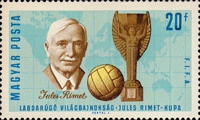 Timbre hongrois 1961 Jules Rimet