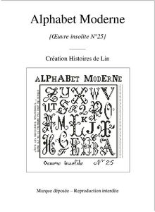 alphabet moderne fiche boutique